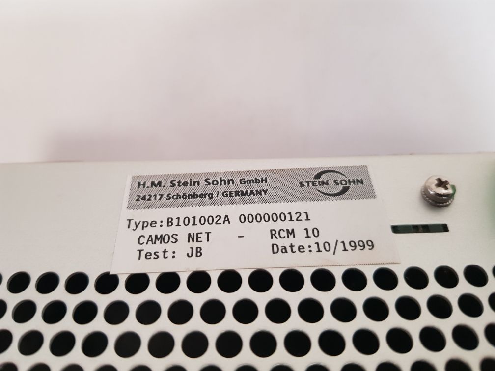 STEIN SOHN B101002A 000000121 REEFER CONTAINER MONITORING