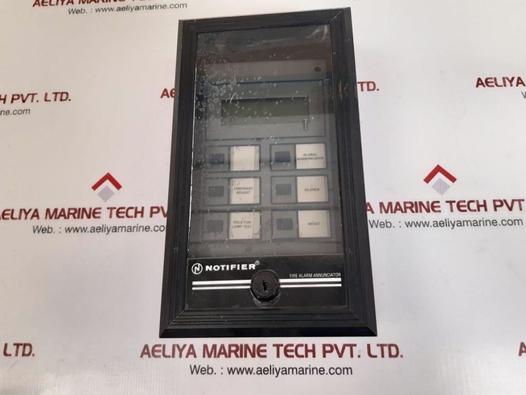 NOTIFIER LCD-80 FIRE ALARM ANNUNCIATOR REV: F