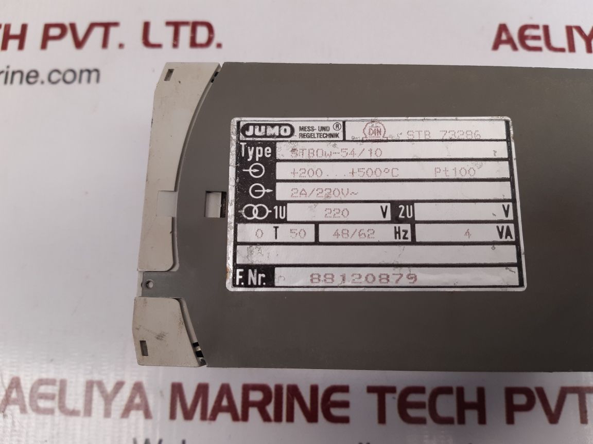 JUMO STB0W-54/10 TEMPERATURE LIMITER