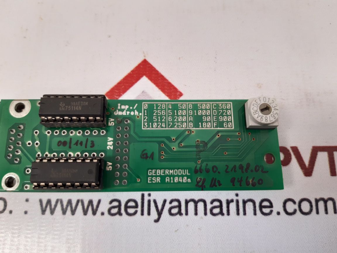 GEBERMODUL ESR A1040Q PCB CARD