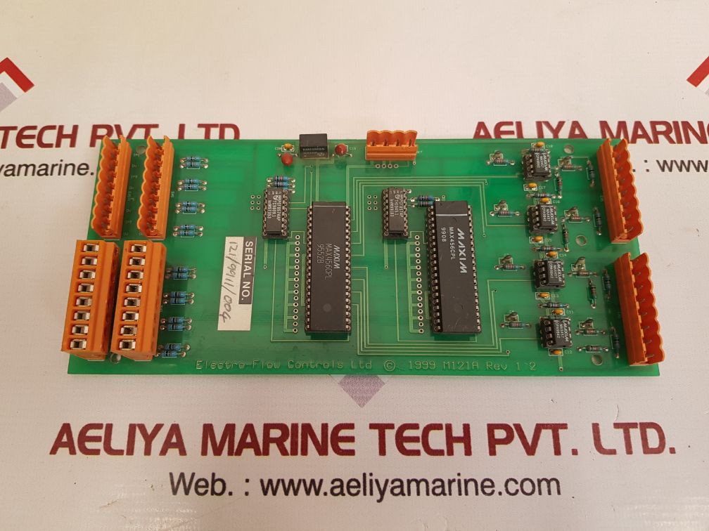 ELECTRO-FLOW CONTROLS M121A PCB CARD REV 1.2