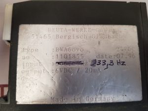 DEUTA-WERKE BWA6OYO