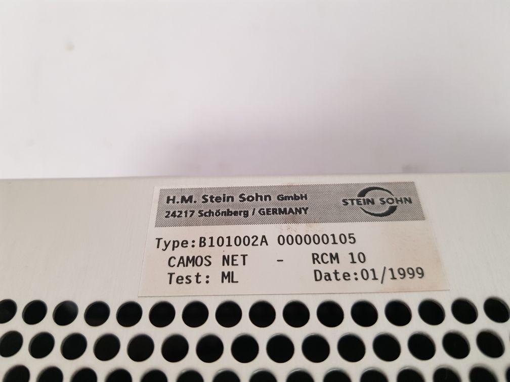 H.M.STEIN SOHN B101002A 000000105 REEFER CONTAINER MONITORING
