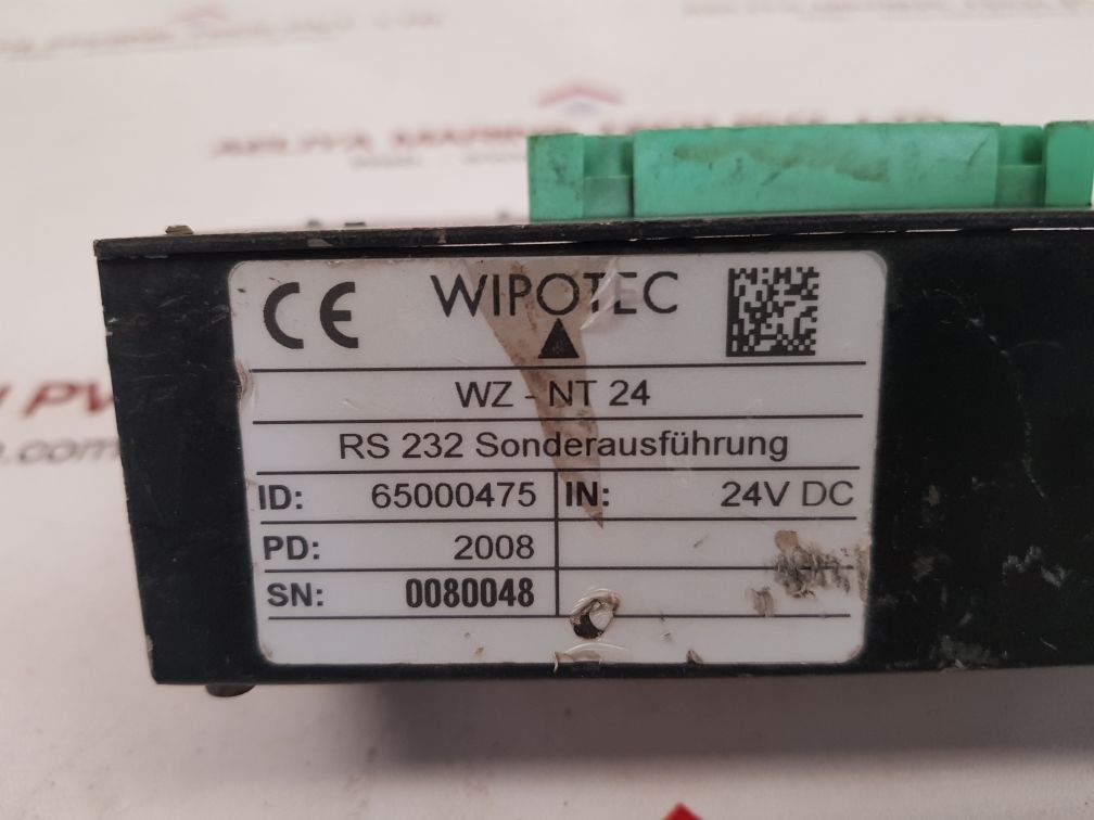 WIPOTEC PHOENIX CONTACT WZ-NT 24 POWER SUPPLY