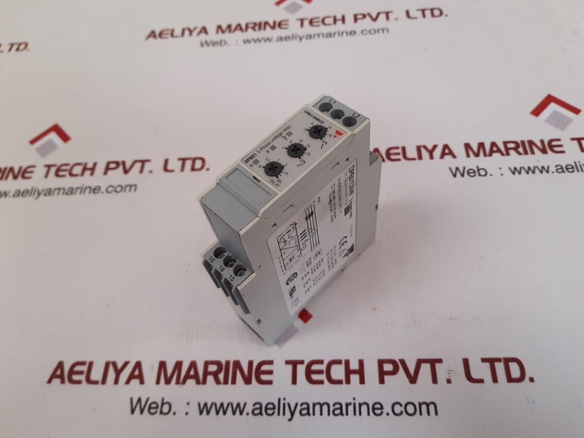 CARLO GAVAZZI DPB01 3-PHASE VOLTAGE RELAY DPB01CM48