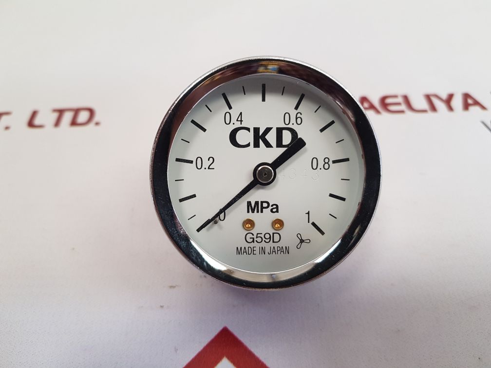 CKD G59D PRESSURE GAUGE 0-1 MPA