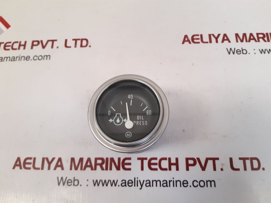 OIL PRESSURE GAUGE AC 0 TO 80