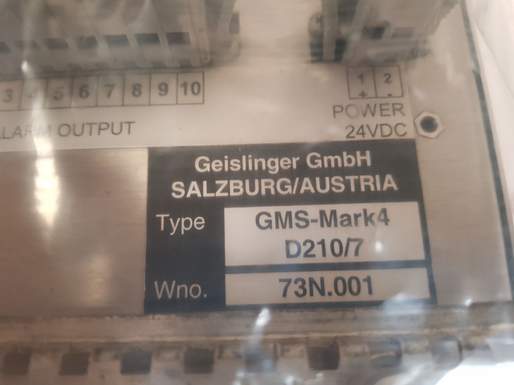GEISLINGER GMS-MARK4 MONITORING D210/7
