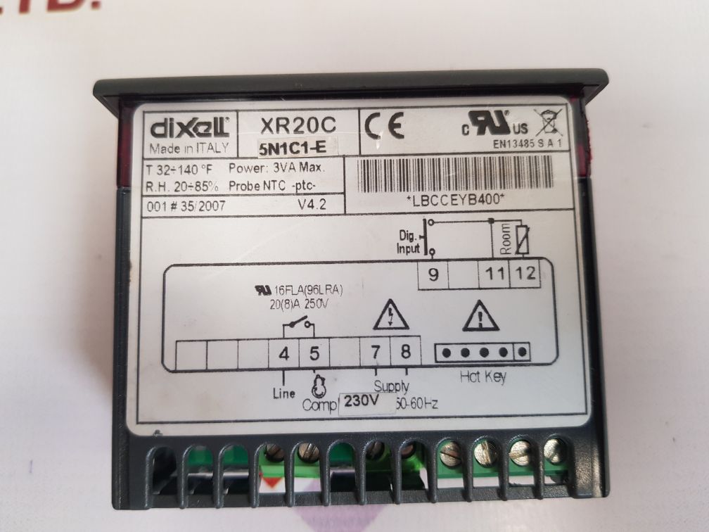 DIXELL XR20C 5N1C1-E DIGITAL CONTROLLER