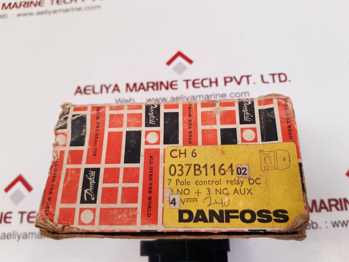 DANFOSS CH6 7 POLE CONTROL RELAY