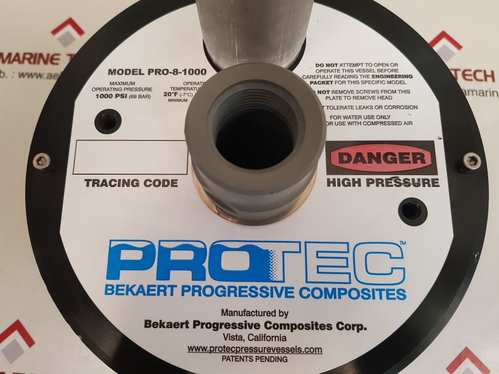 BEKAERT PRO-8-1000 PRESSURE VESSEL