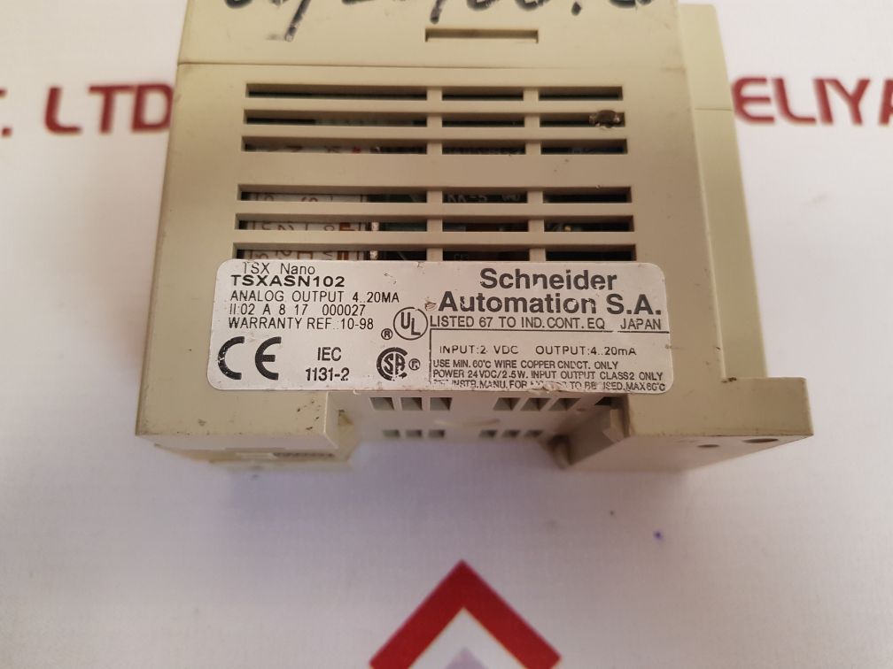 SCHNEIDER TSXASN102 ANALOG OUTPUT MODULE