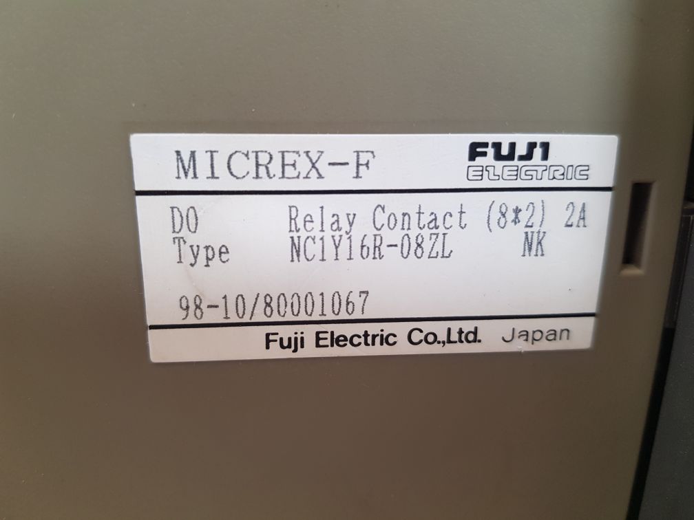 FUJI ELECTRIC MICREX-F PROGRAMMABLE CONTROLLER