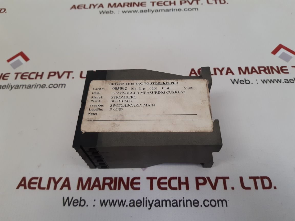 STROMBERG SPUJ1C5C3 MEASURING CURRENT TRANSDUCER