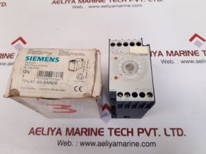 SIEMENS 7PU4040-4AN20 TIME RELAY