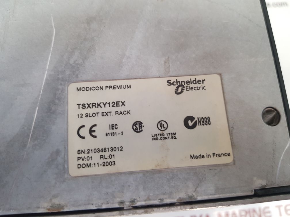 SCHNEIDER ELECTRIC MODICON PREMIUM TSXRKY12EX 12 SLOT EXT.RACK