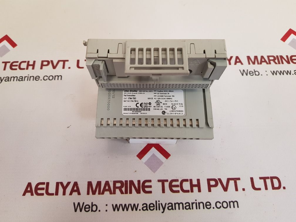 ALLEN-BRADLEY/WEIDMULLER 1794-TB3 FLEX TERMINAL BASE