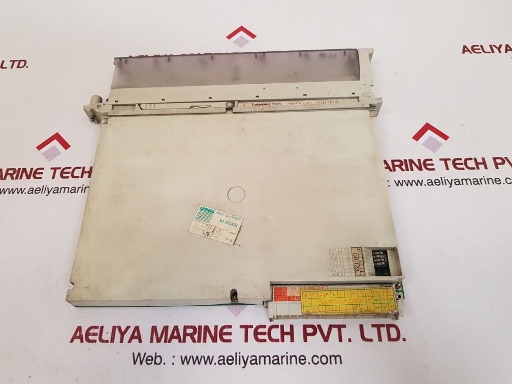 SIEMENS SIMATIC 6ES5470-4UA11 ANALOG OUTPUT MODULE