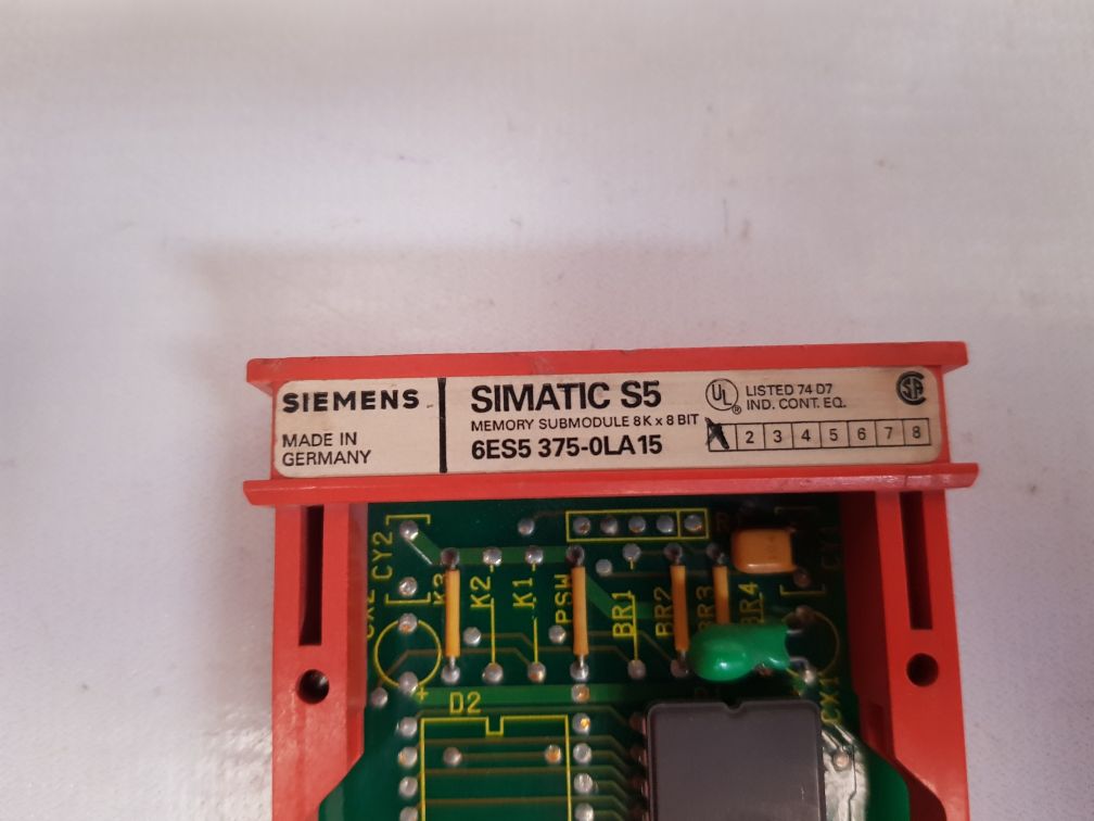 SIEMESIEMENS SIMATIC S5 6ES5 375-0LA15 MEMORY SUBMODULE 8K X 8BITNS SIMATIC S5 6ES5 375-0LA15 MEMORY SUBMODULE 8K X 8BIT