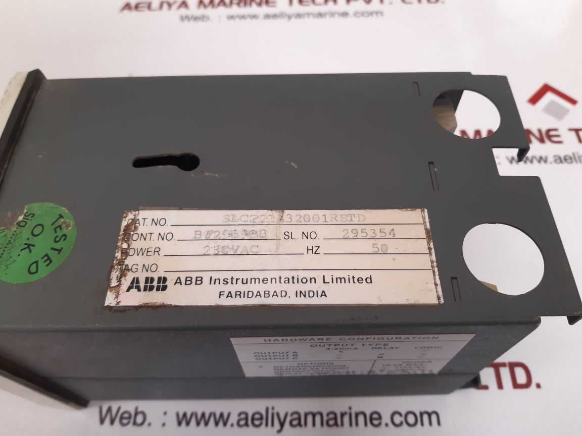 ABB SLC221A32001RSTD POWER SUPPLY MODULE