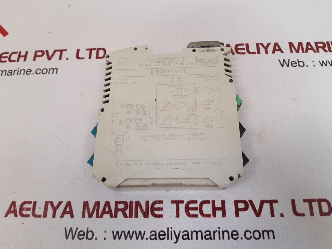 R.STAHL 9160/23-11-11 TRANSMITTER SUPPLY UNIT