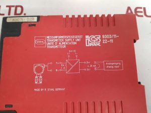 STAHL ICSPAK 9303/11-22-11 TRANSMITTER SUPPLY UNIT