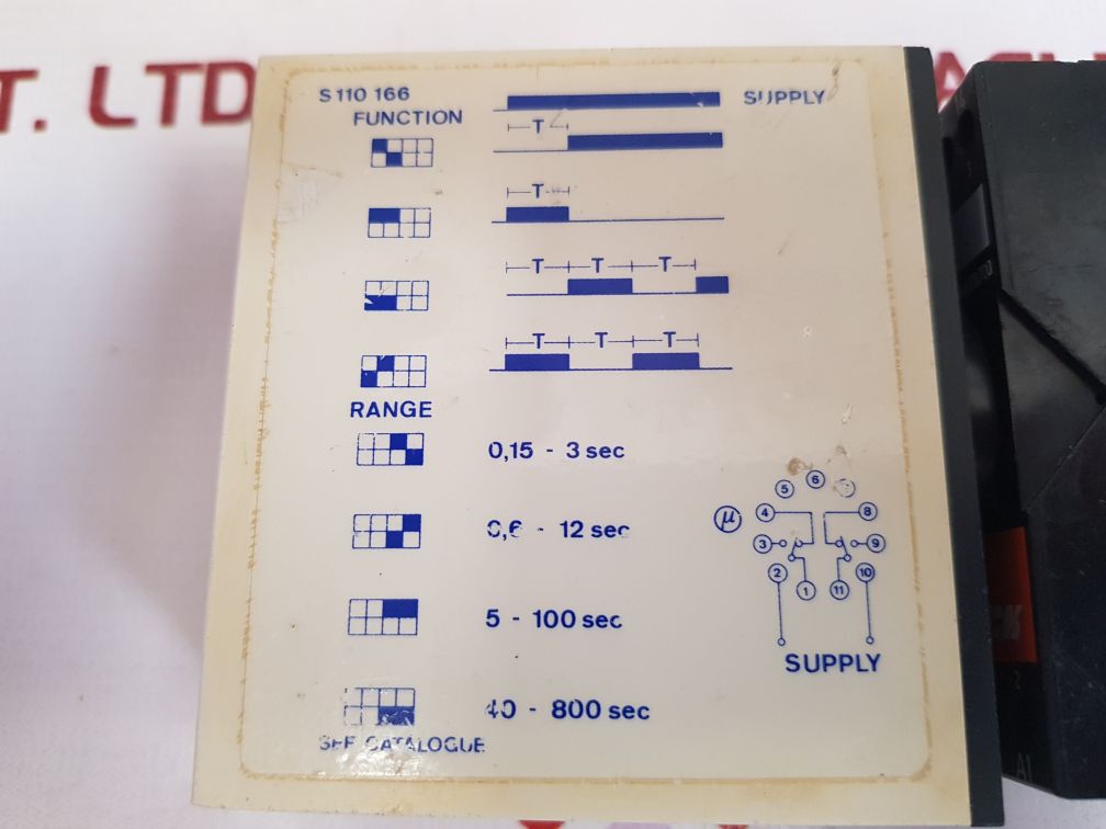 ELECTROMATIC S-SYSTEM S 110166 230 TIMER