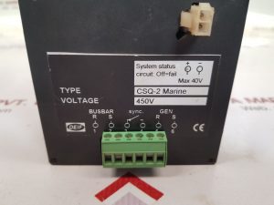 DEIF CSQ-2 MARINE SYNCHROSCOPE RELAY