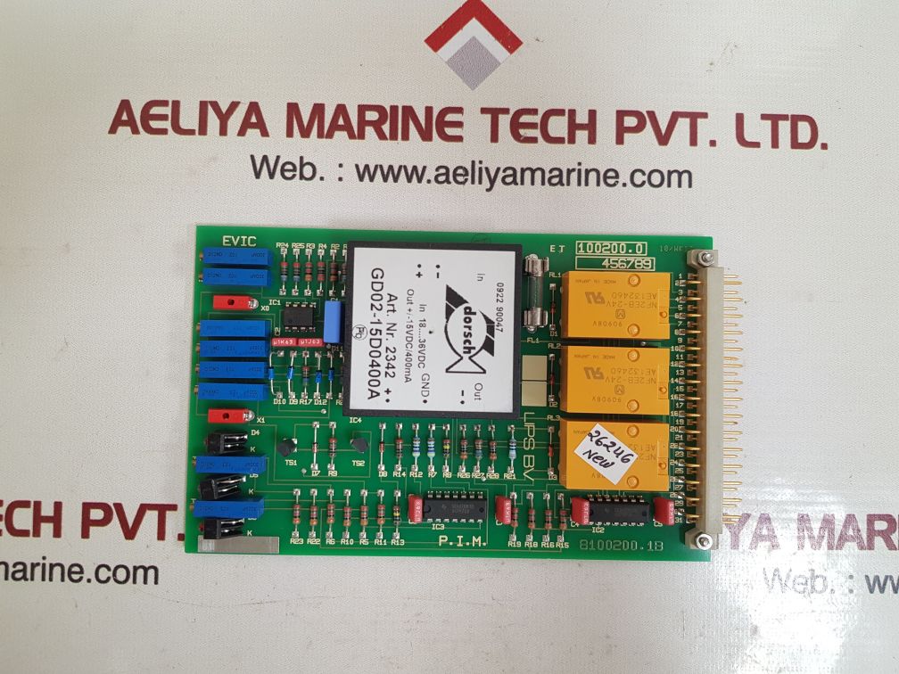 LIPS BV 8100200.1B PCB CARD 8100200.1B