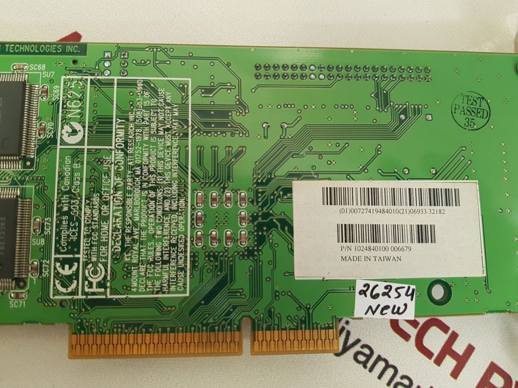 ATI TECHNOLOGIES PN 109-48400-00 VIDEO CARD