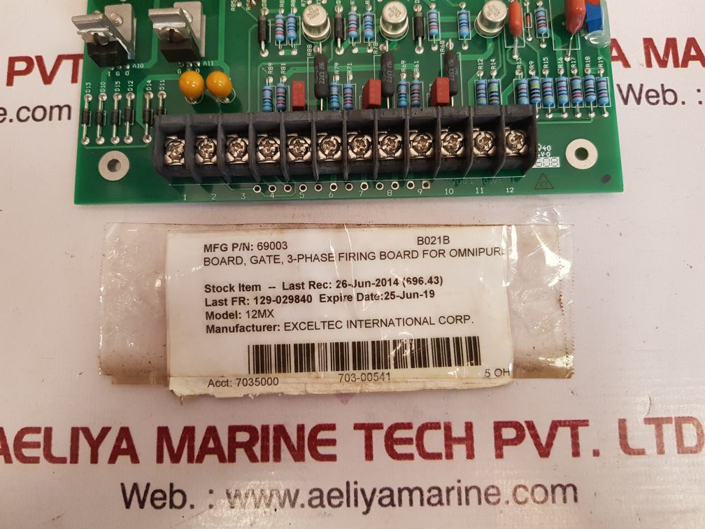 EXCELTEC INTERNATIONAL 69003 PCB CARD