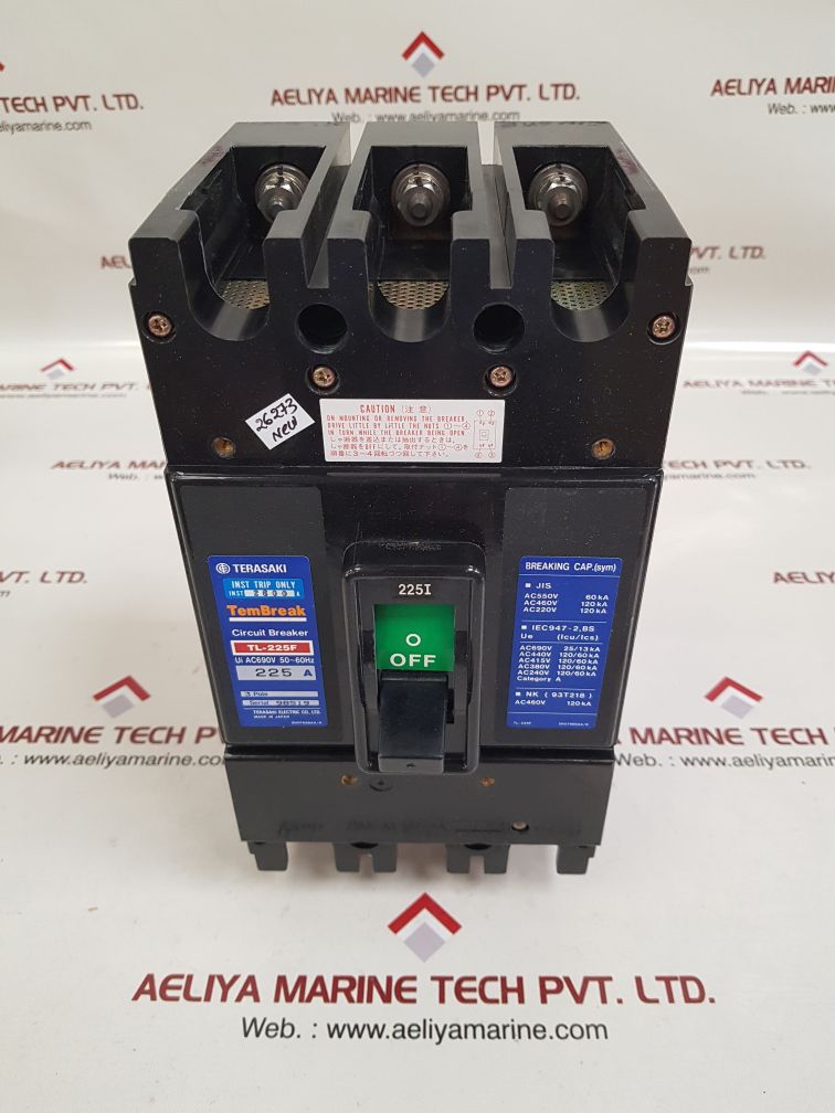 TERASAKI ELECTRIC TL-225F 3 POLE CIRCUIT BREAKER 3500A