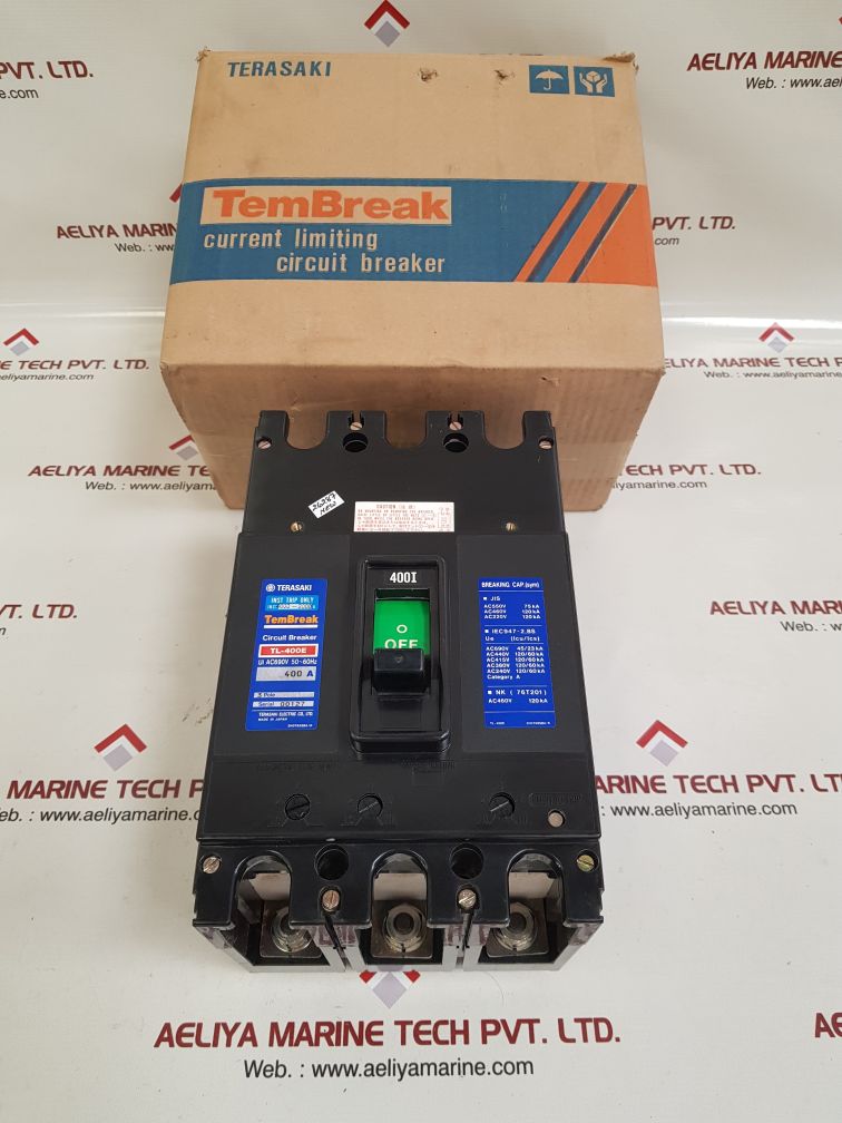 TERASAKI ELECTRIC TL-400E 3 POLE CIRCUIT BREAKER 400A