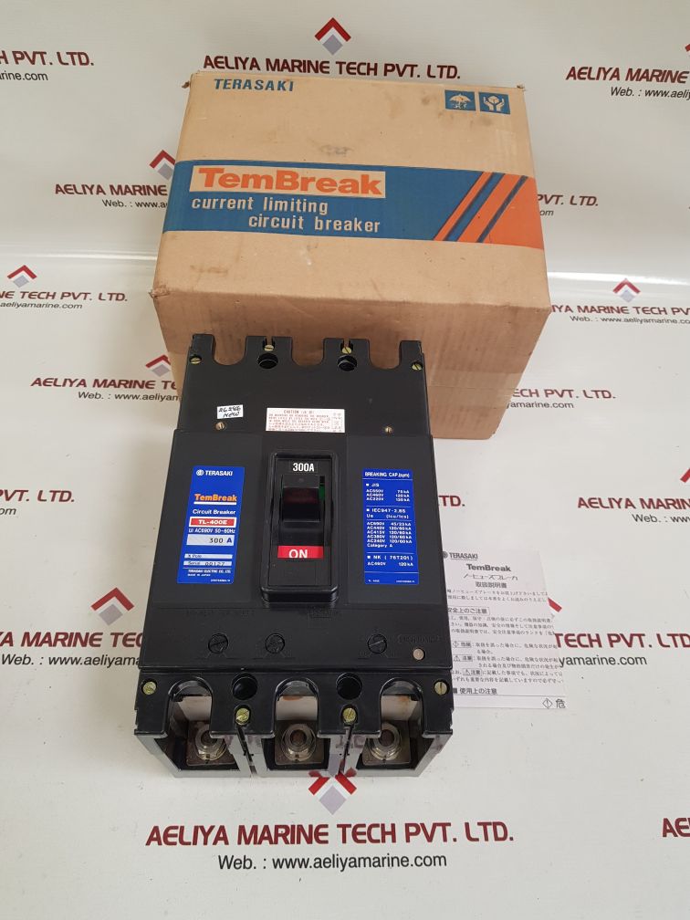 TERASAKI ELECTRIC TL-400E 3 POLE CIRCUIT BREAKER 300A