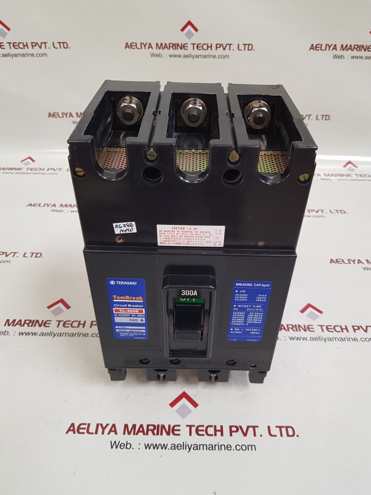 TERASAKI ELECTRIC TL-400E 3 POLE CIRCUIT BREAKER 300A