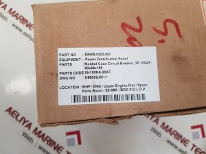TERASAKI ELECTRIC XH100NS 3 POLE CIRCUIT BREAKER 20A