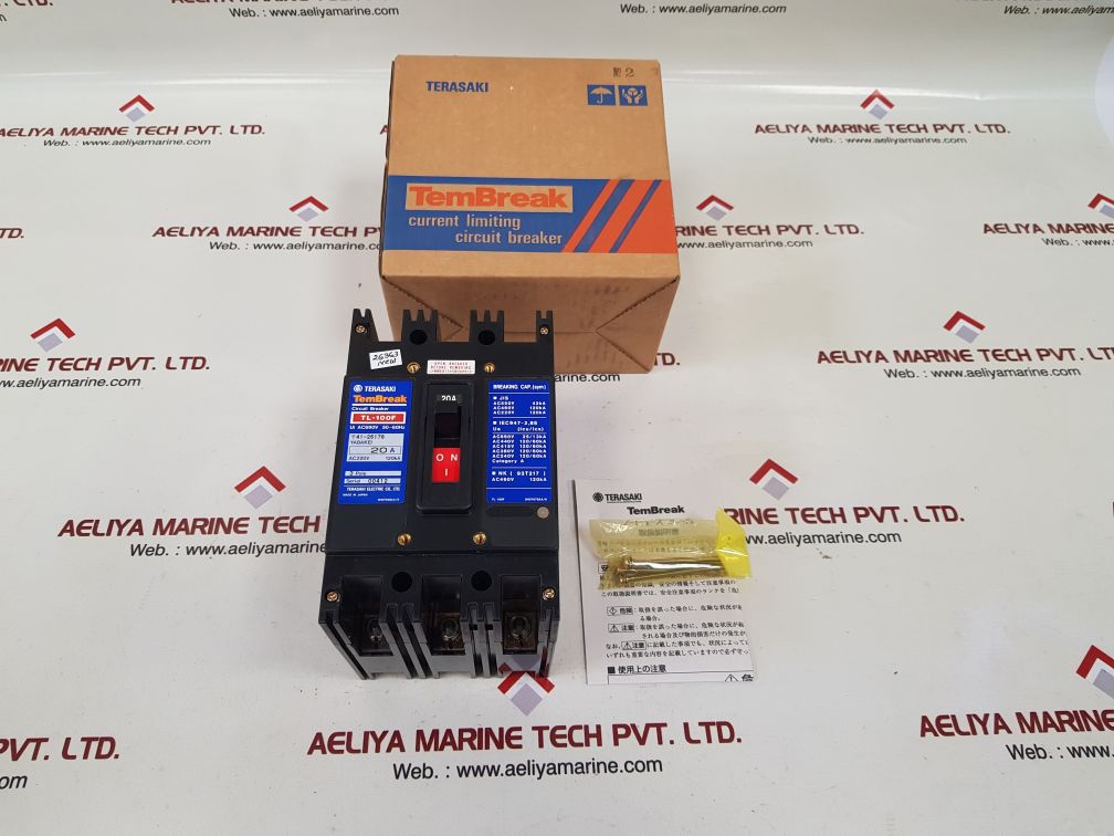 TERASAKI ELECTRIC TL-100F 3POLE CIRCUIT BREAKER 20A