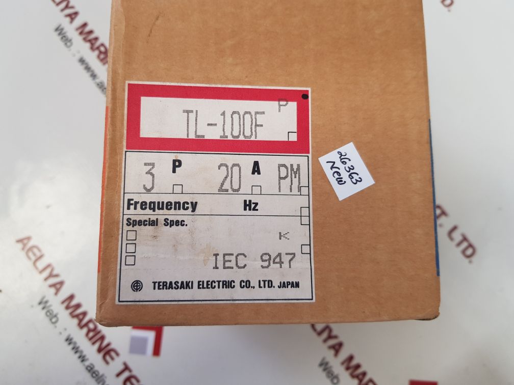 TERASAKI ELECTRIC TL-100F 3POLE CIRCUIT BREAKER 20A