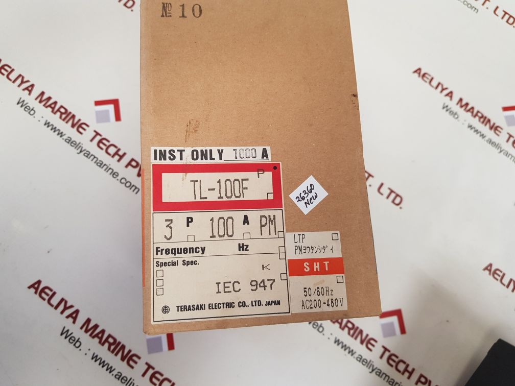 TERASAKI TL-100F CURRENT LIMITING CIRCUIT BREAKER