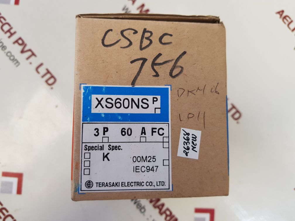 TERASAKI ELECTRIC XS30NB 3 POLE CIRCUIT BREAKER 15A