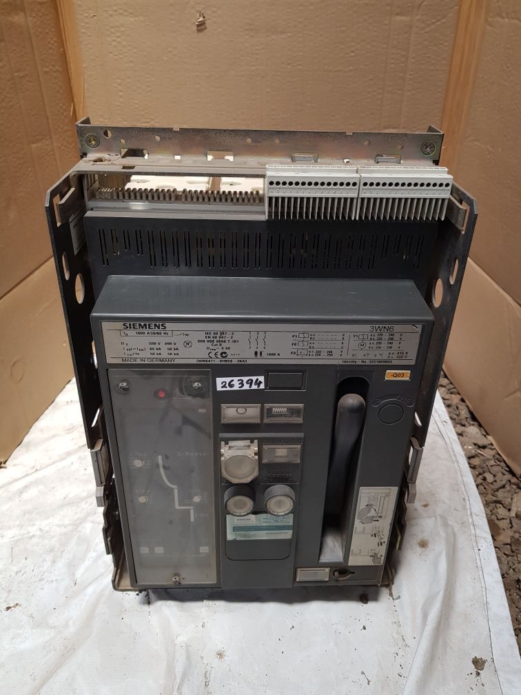 SIEMENS 3WN6471-0HB58-3KA3 CIRCUIT BREAKER