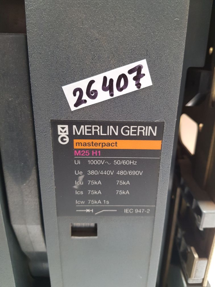 MERLIN GERIN M25 H1 MASTERPACT CIRCUIT BREAKER 2500A