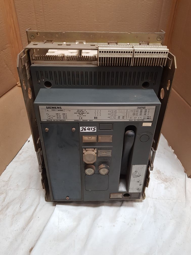 SIEMENS 3WN6371-0WA58-3KA3 CIRCUIT BREAKER