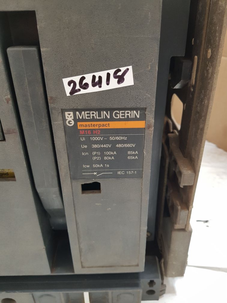 MERLIN GERIN M16 H2 MASTERPACT CIRCUIT BREAKER