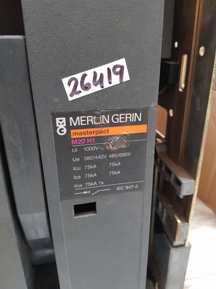 MERLIN GERIN M20 H1 MASTERPACT CIRCUIT BREAKER 2000A