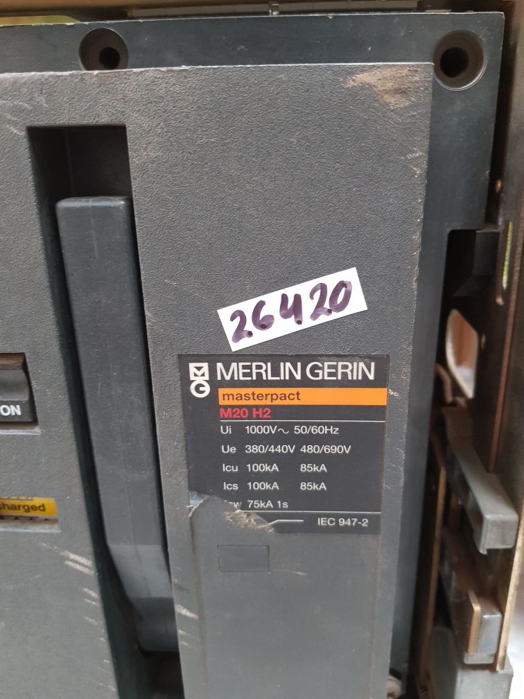 MERLIN GERIN M20 H2 MASTERPACT CIRCUIT BREAKER 2000A