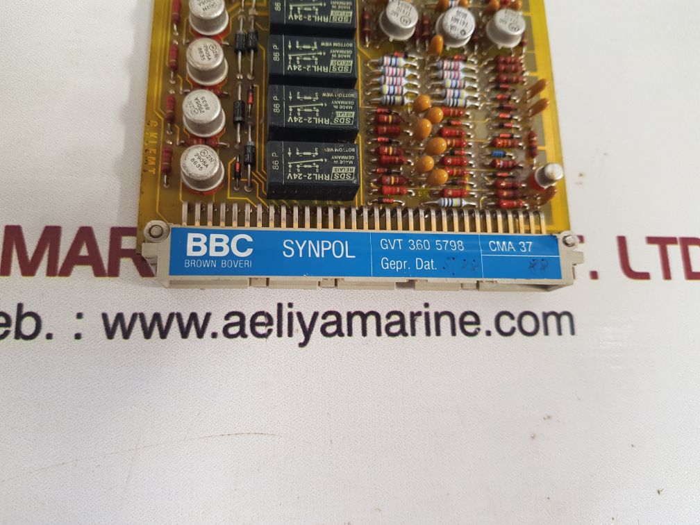 ABB GVT 360 5798 MONITORING CARD