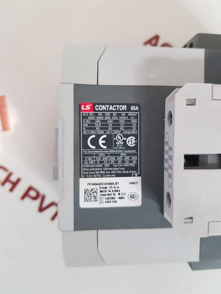 LS METASOL MC-65A CONTACTOR