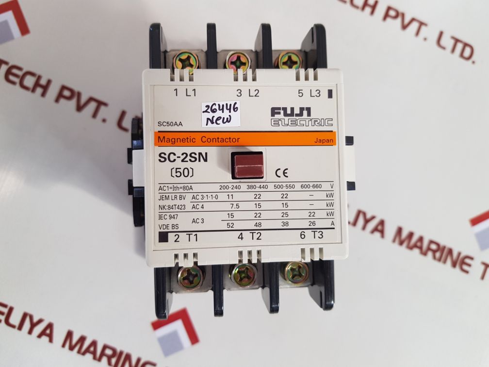 FUJI ELECTRIC SC-2SN[50] MAGNETIC CONTACTOR ESWB.0101.075