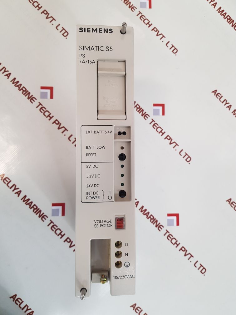 SIEMENS SIMATIC S5 E220 G5/15WRGD POWER SUPPLY MODULE